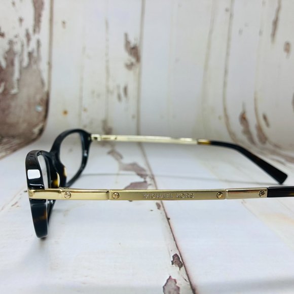 Michael Kors Rectangular Brown Eyeglasses Glasses Frames W/Box NWOT - Picture 4 of 13